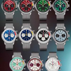 BLS/V2 Edition, Steel Bracelet 1900BLS New Release V2 Series Exclusive B01 Automatic Mechanical Movement Breitling B01 Chronograph (Folding Clasp) TOP TIME Collection Color Chronograph (Navitimer) Breitling reimagines its iconic timepiece with bold colors.41mm case diameter. This iteration is unquestionably a distinctive chronograph, featuring a uniquely patterned caseback surface. Crafted with a 316L stainless steel bezel for comfortable grip, it effectively protects the double-sided anti-reflective sapphire crystal.Dial options include black, blue, and white, each adorned with oversized luminous hands and hour markers. Movement: The exclusive B01 automatic winding mechanical movement boasts impeccable craftsmanship. We invite you to appreciate its excellence.